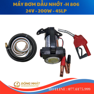 Bộ Máy Bơm Xăng Dầu nhớt HT806-24V 200W 45L